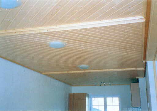 Decke im Landjugendraum